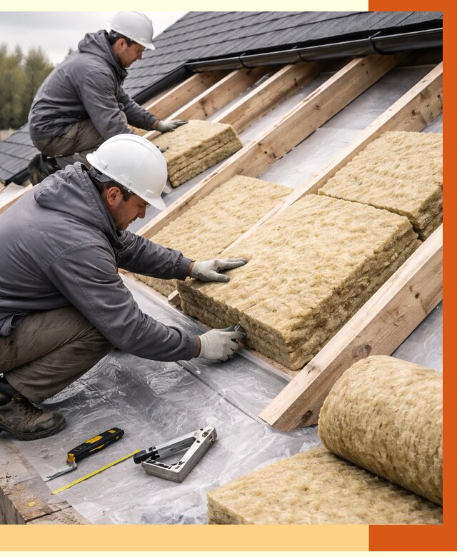 Утепление крыши в Орске от 1913 руб./м2 — комплексное утепление кровли | ТепломастерРск