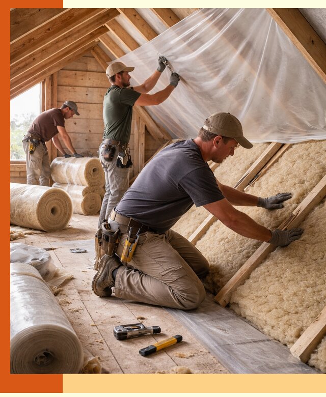 Утепление крыши изнутри в Орске: профессионально и надежно