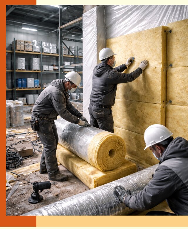 Утепление склада химсырья в Орске: безопасная и эффективная изоляция