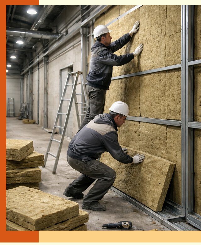 Утепление цеха под ключ в Орске с гарантией качества