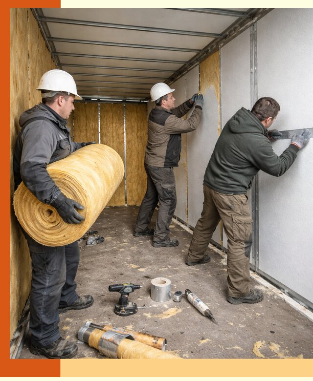 Утепление рефрижераторного контейнера в Орске профессионально и надежно
