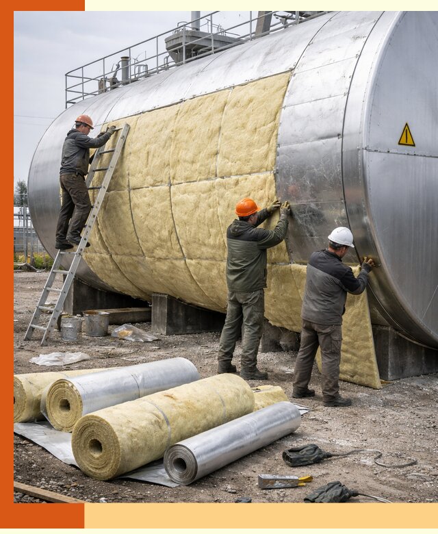 Утепление резервуаров с топливом в Орске надежно и экономично