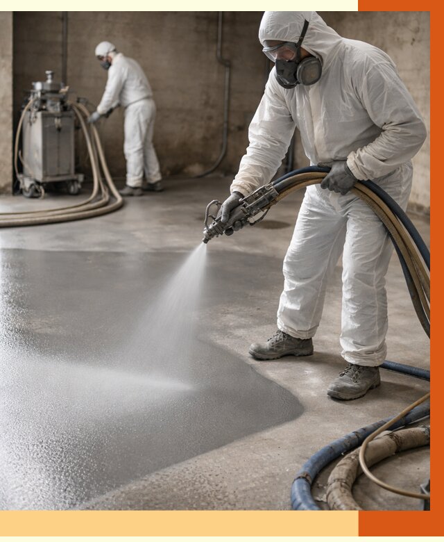 Гидроизоляция полимочевиной в Орске от 8789 руб/м² — напыление полимерной гидроизоляции | ТепломастерРск