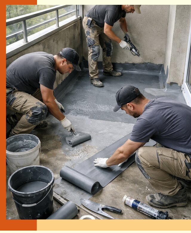 Гидроизоляция балкона в Орске: надежная защита от протечек