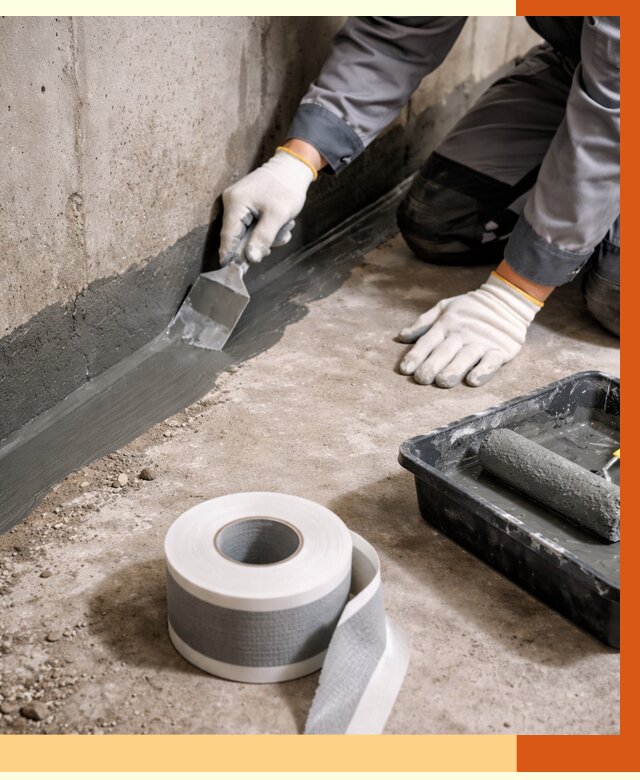 Гидроизоляция швов и герметизация стыков в Орске от 1293 руб. | ТепломастерРск